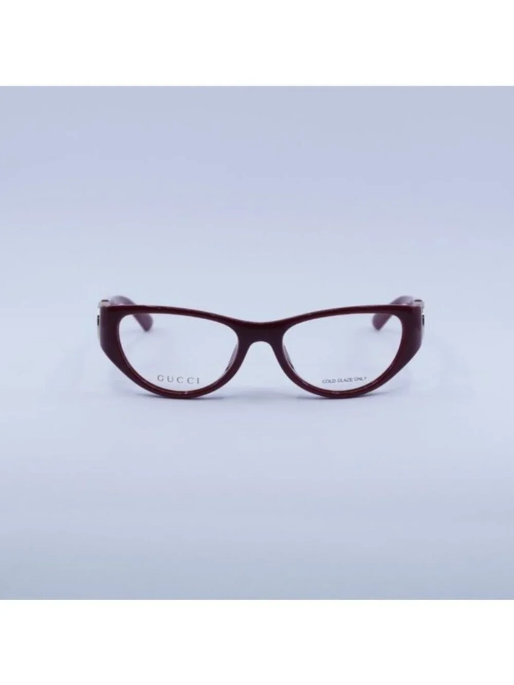 Gucci GG1825O 003 Eyeglasses Bordeaux 54mm Cat Eye Frame